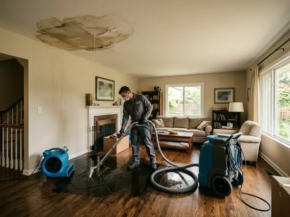 attic-pipe-burst-ceiling-drip-008 — frequently asked questions, Water Damage Restoration & Carpet Care in Rush City, MN